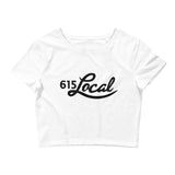 White 615 Local Women’s Crop Tee