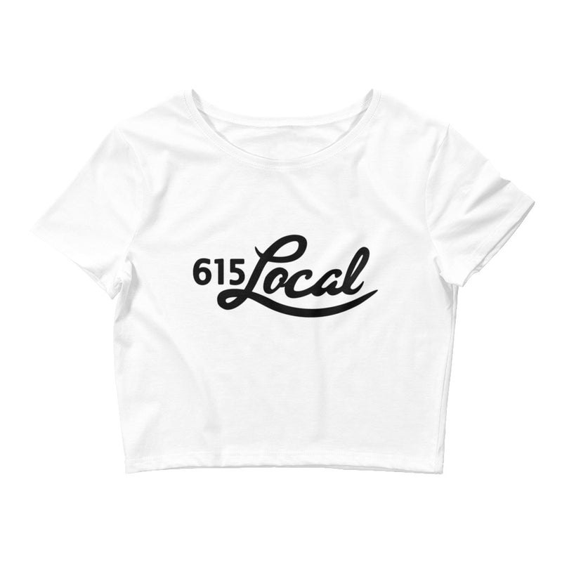 White 615 Local Women’s Crop Tee