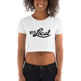 White 615 Local Women’s Crop Tee