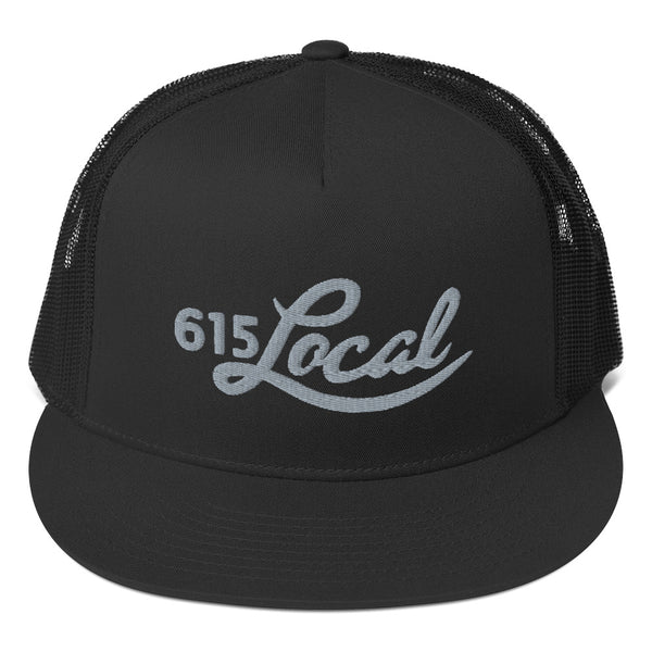 Grey 615 Local Trucker Cap