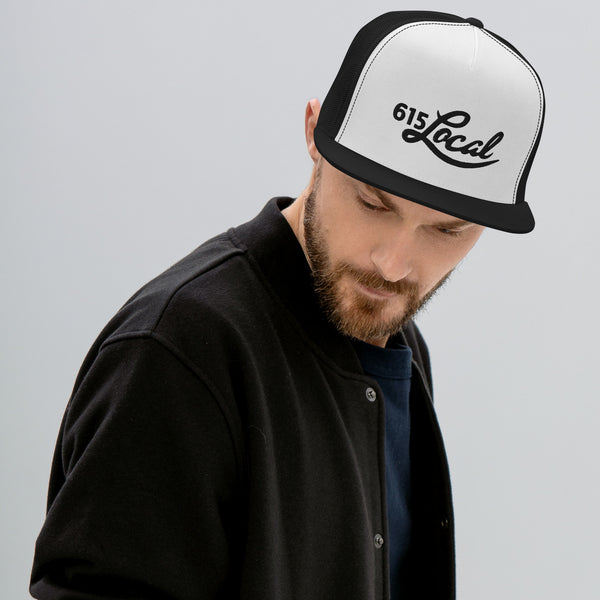 615 Local Black Trucker Cap