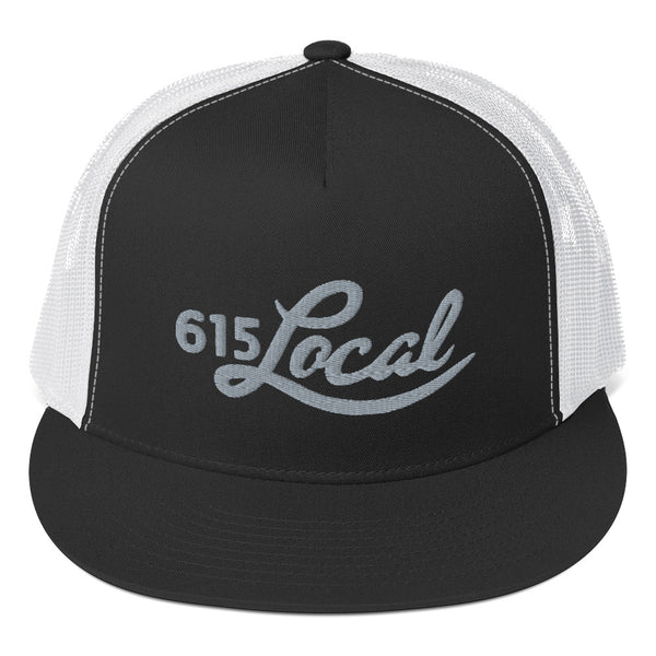 Grey 615 Local Trucker Cap