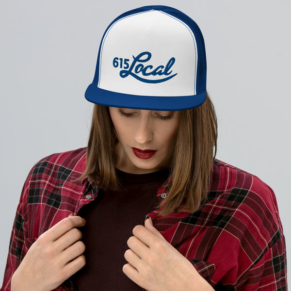 615 Local Blue Trucker Cap