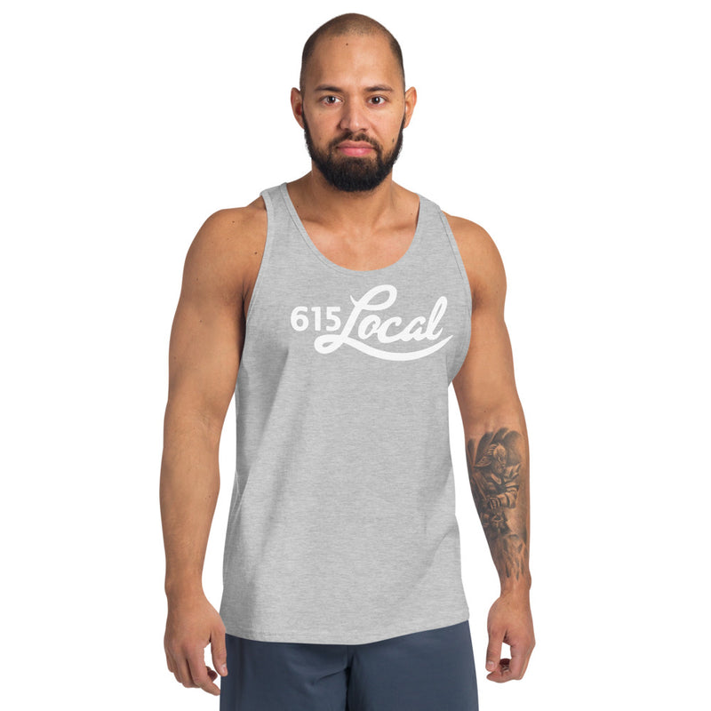 White 615 Local Unisex Tank Top