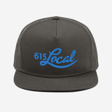 Grey & Blue 615 Local Mesh Back Snapback