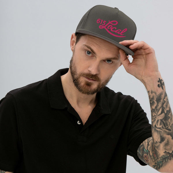 Pink 615 Local Mesh Back Snapback