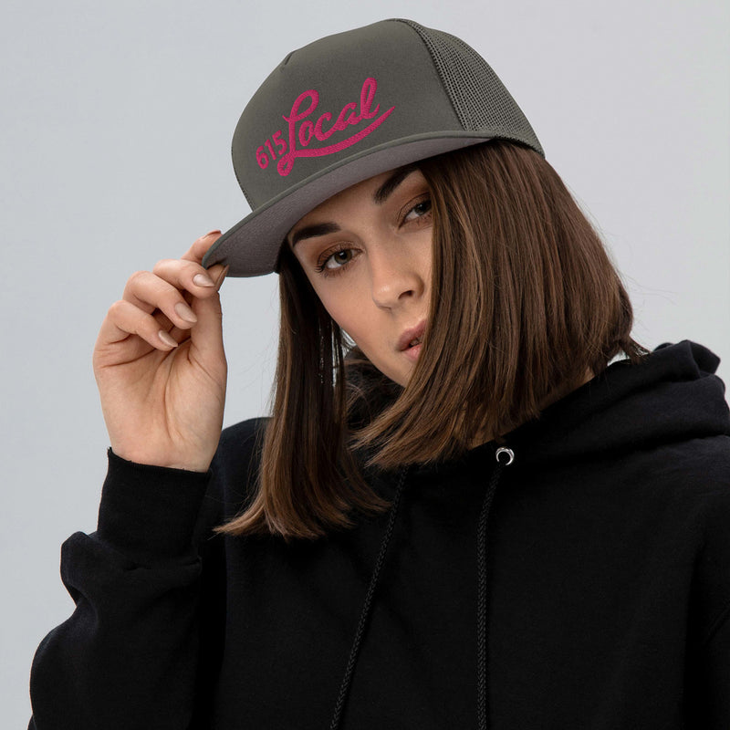 Pink 615 Local Mesh Back Snapback