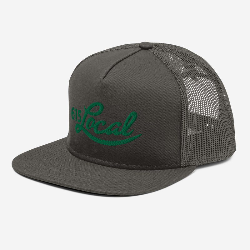 Fall Green Mesh Back Snapback