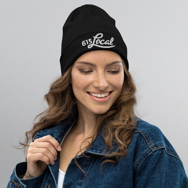 Organic ribbed beanie