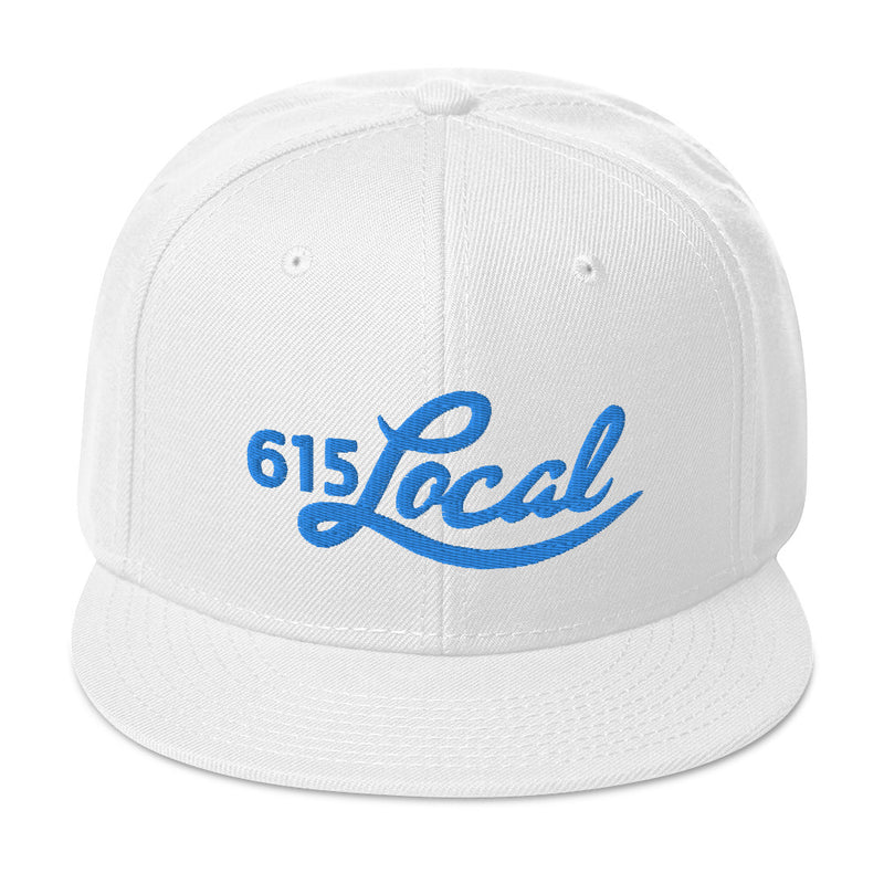615 Local-Titan Up White Snapback Hat