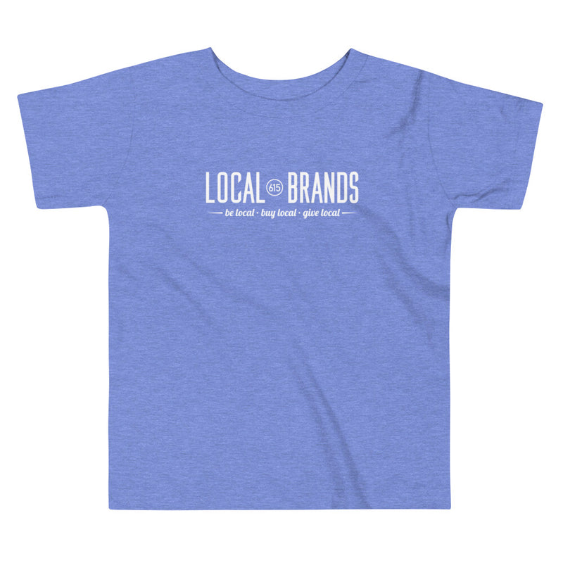 White Local Brands Toddler Short Sleeve Tee