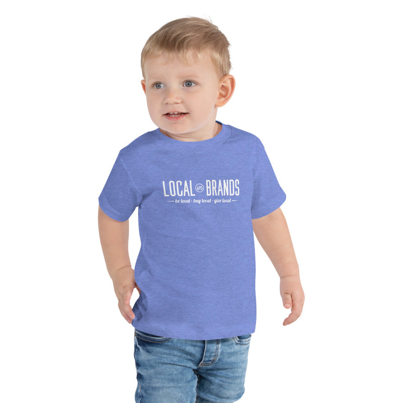 White Local Brands Toddler Short Sleeve Tee