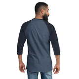 Navy Titan Up 3/4 sleeve raglan shirt