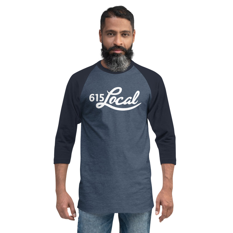 Navy Titan Up 3/4 sleeve raglan shirt