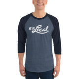 Navy Titan Up 3/4 sleeve raglan shirt