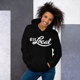 White 615 Local Unisex Hoodie